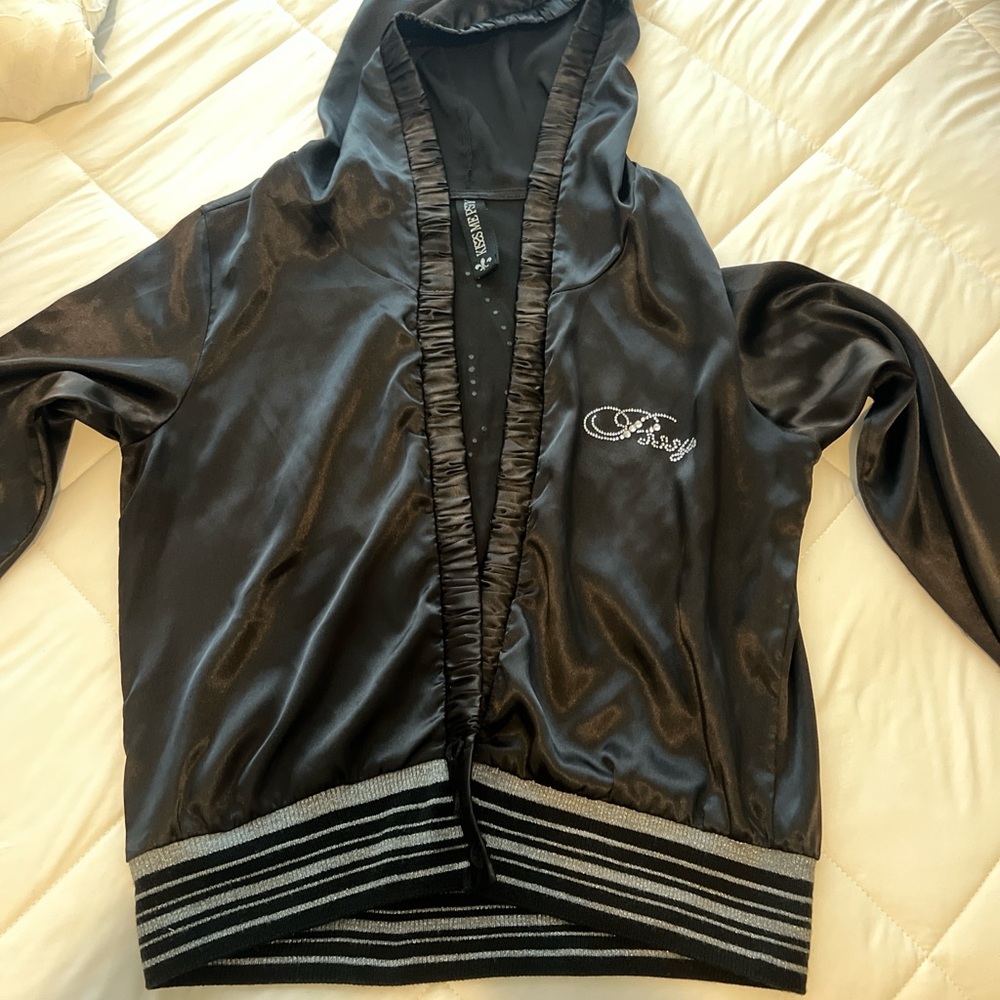 Fox Black Satin Women's Jacket